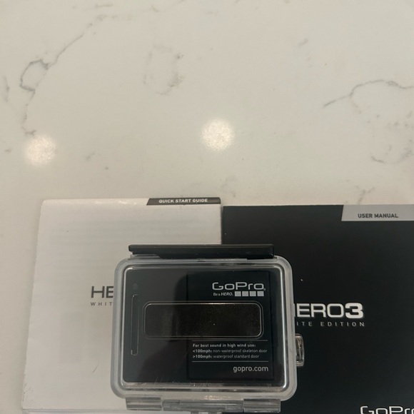 Go Pro Hero 3 white edition w/protective case and misc accessories - Picture 2 of 2